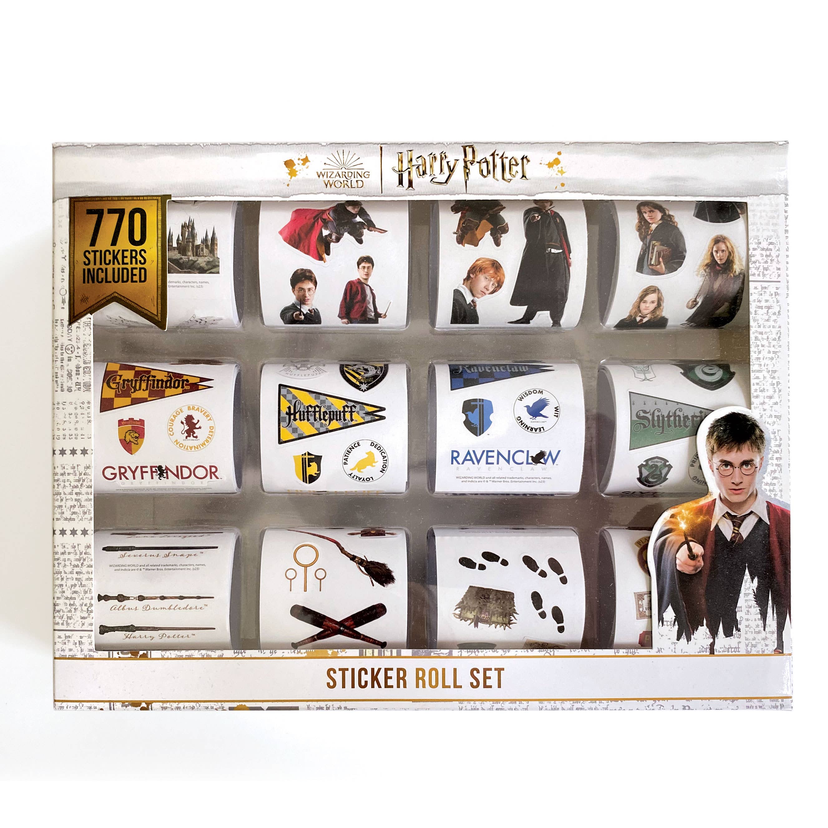 Coffret de rouleaux d'autocollants Harry Potter