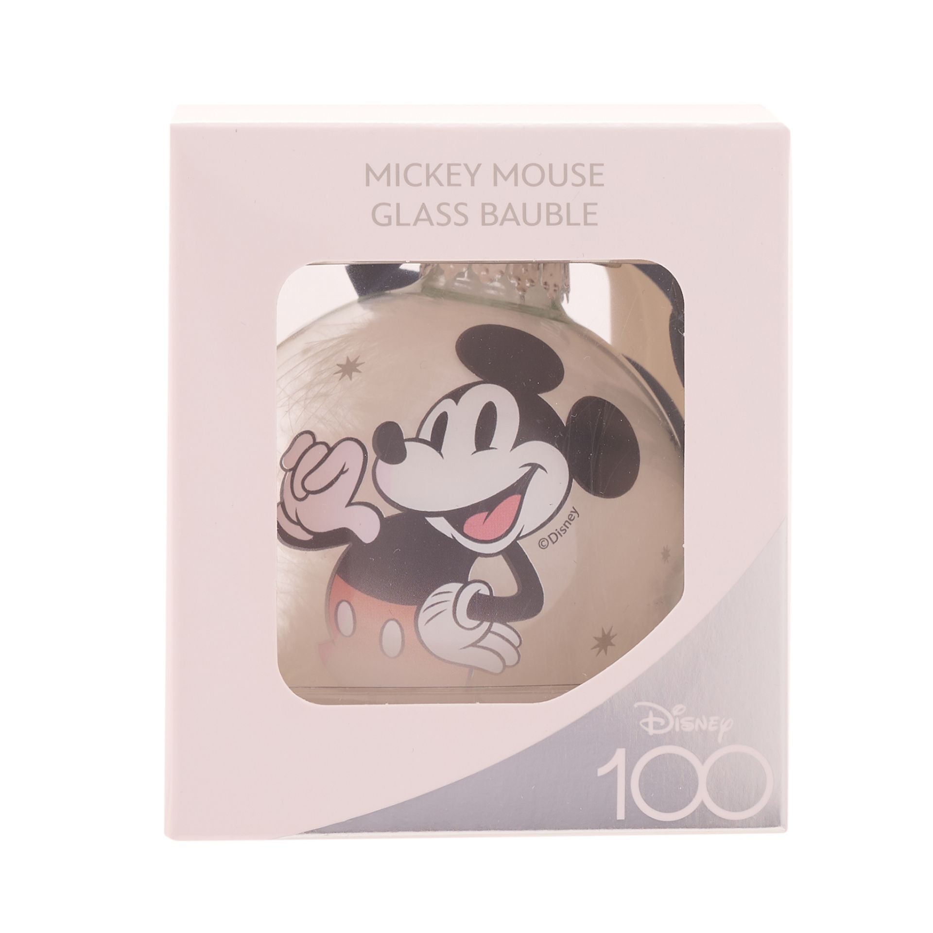 Disney 100 Glass Bauble - Mickey Mouse