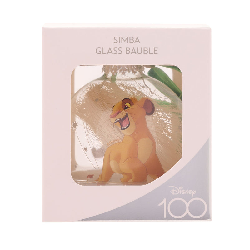 Disney 100 Glass Bauble - Simba