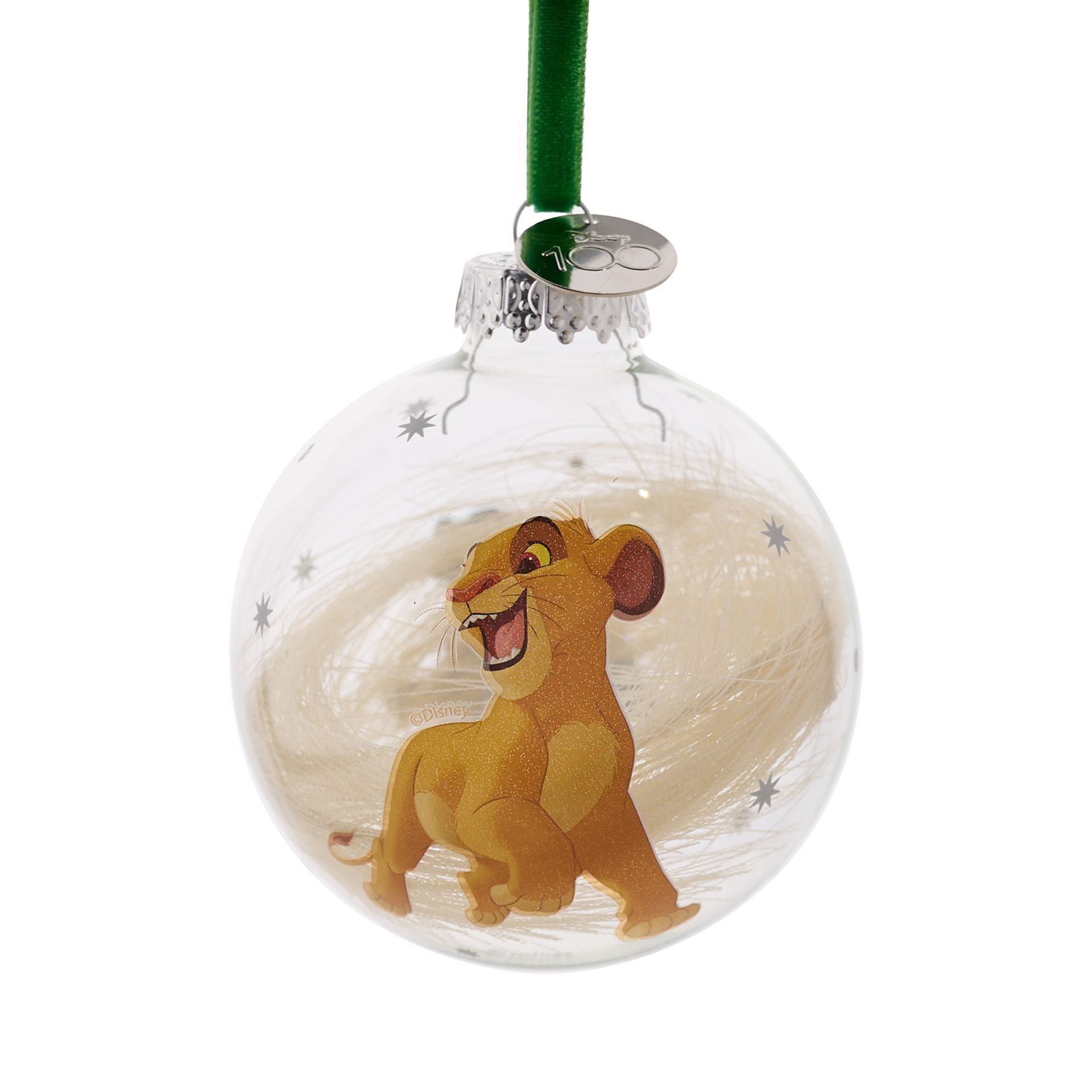 Disney 100 Glass Bauble - Simba