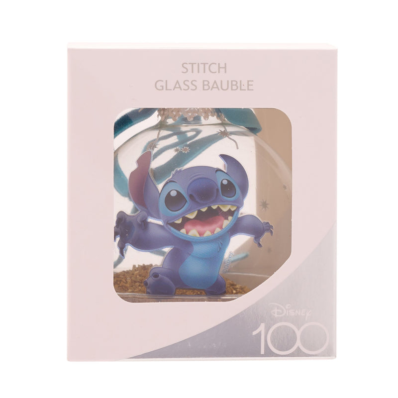 Disney 100 Glass Bauble - Stitch