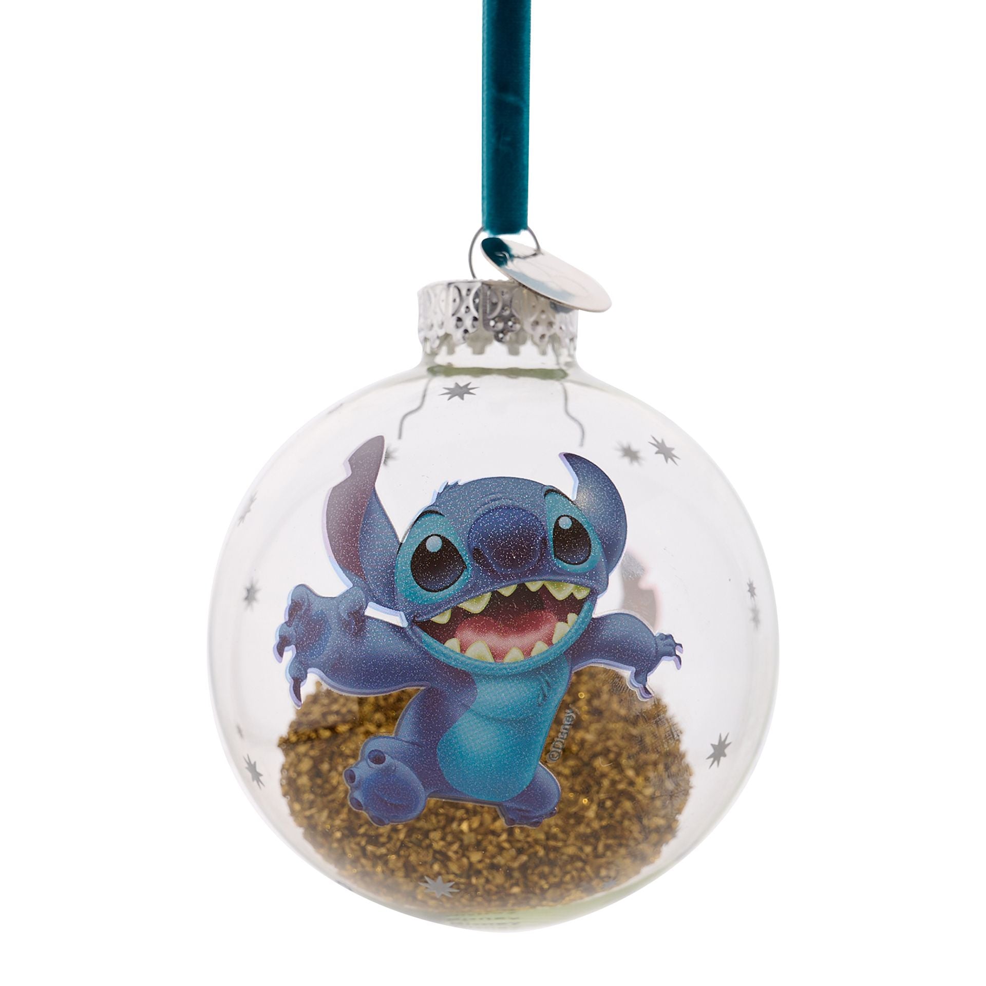 Disney 100 Glass Bauble - Stitch