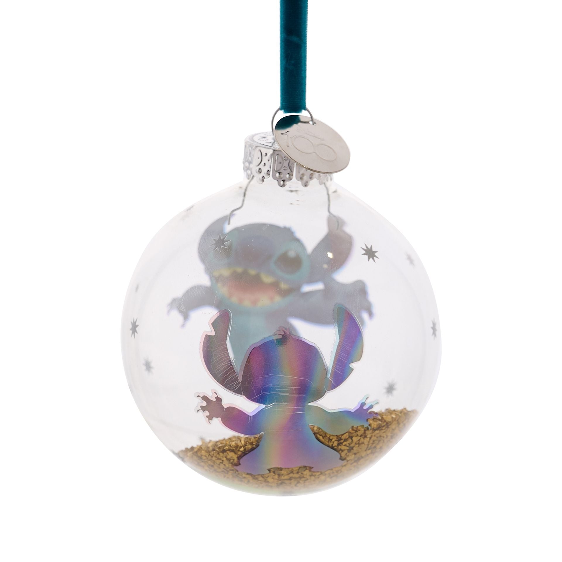 Disney 100 Glass Bauble - Stitch