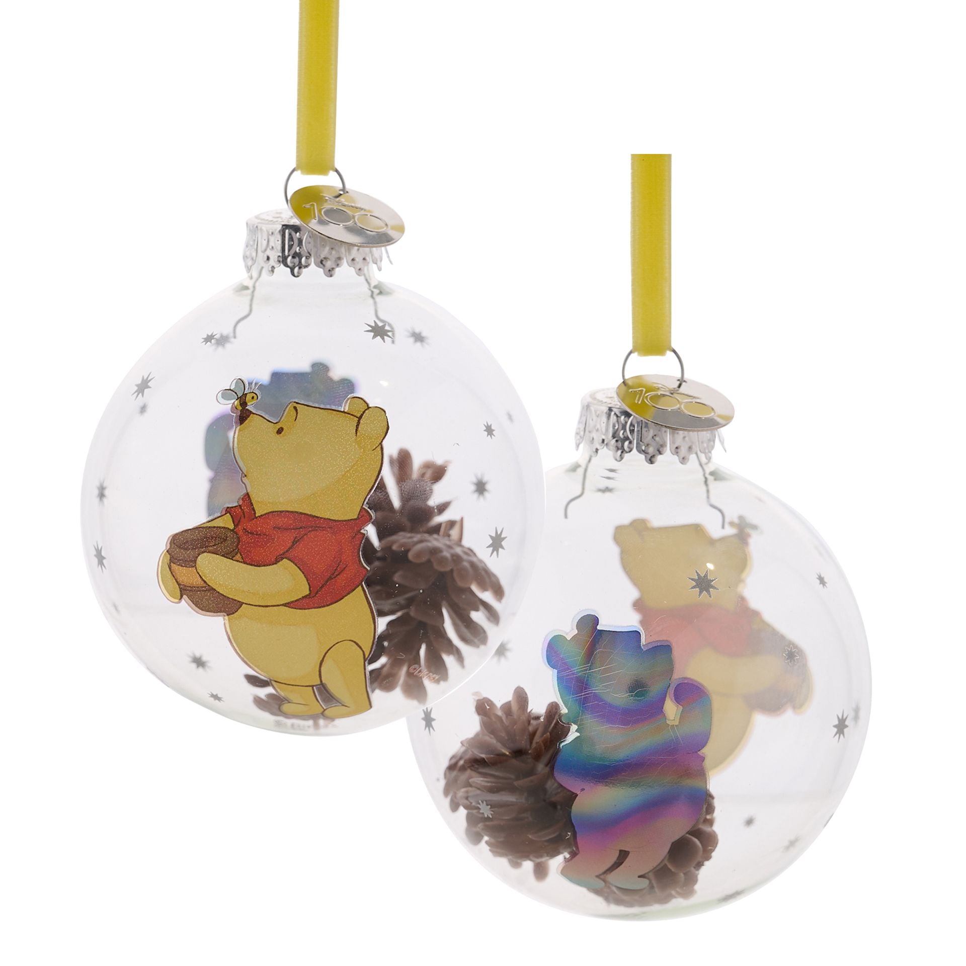 Disney 100 Glazen Kerstbal - Winnie