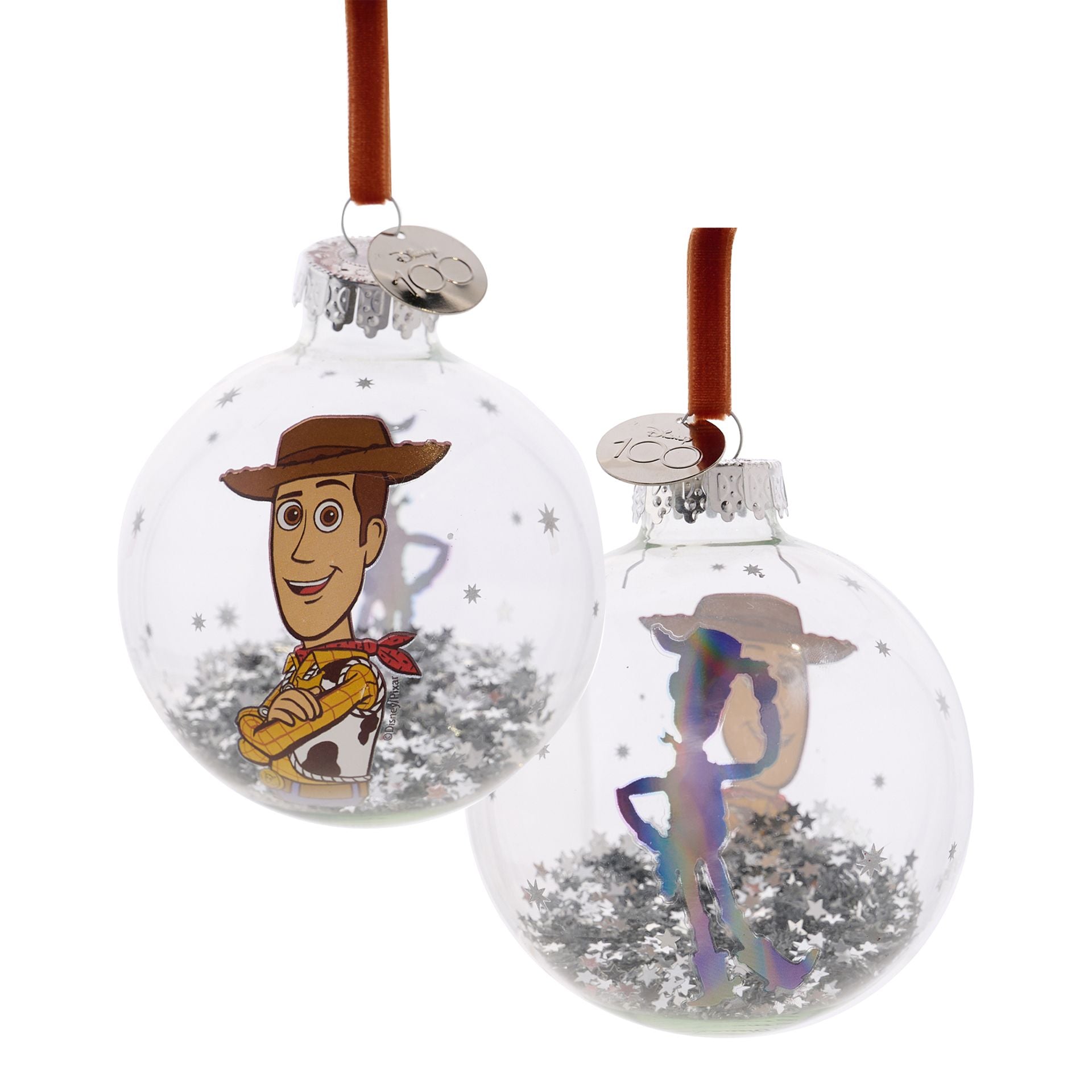 Disney 100 Glazen Kerstbal - Woody