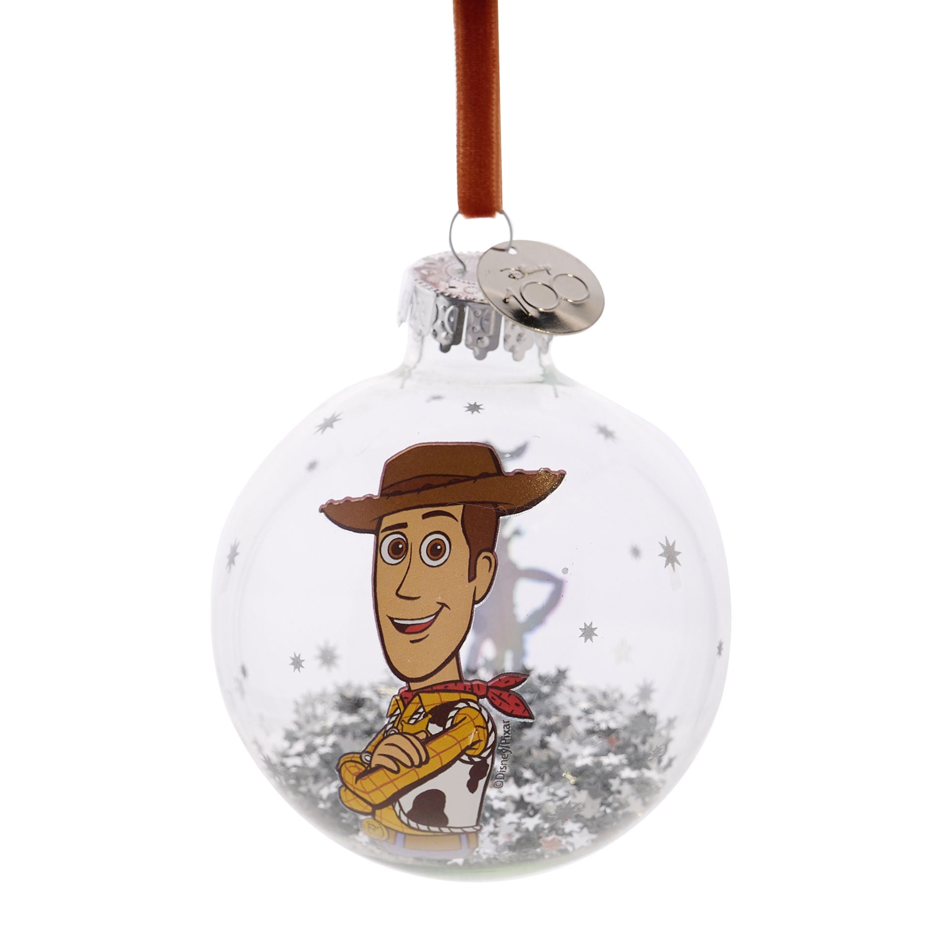 Disney 100 Glazen Kerstbal - Woody