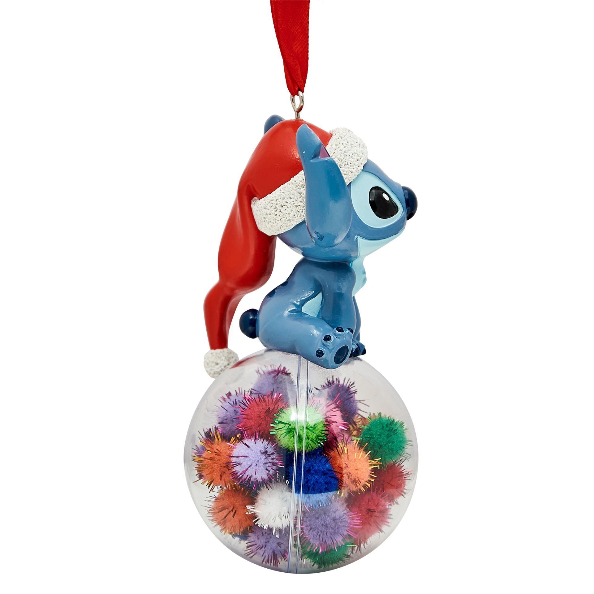 Disney Stitch on A Bauble Resin Hanging Decoration