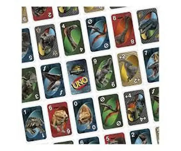 Jurassic World Card Game UNO - Olleke Wizarding Shop Amsterdam