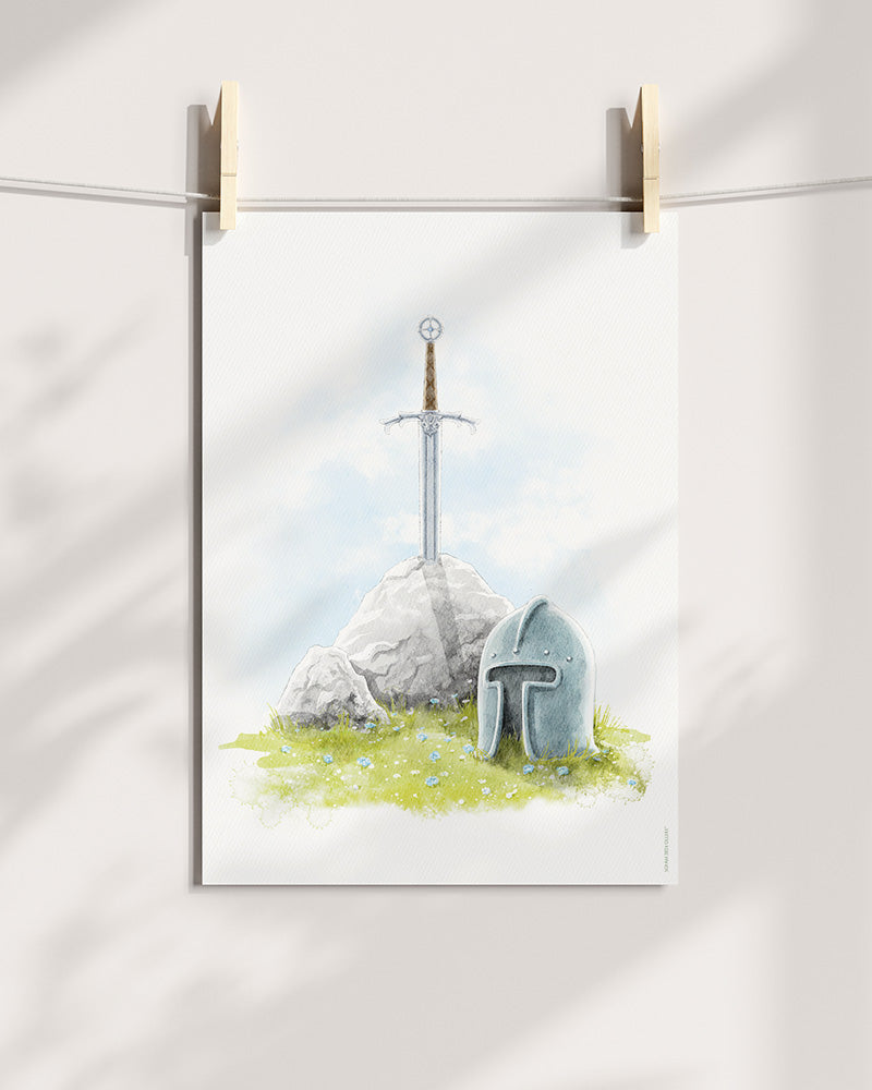 Legend of Arthur Art Print
