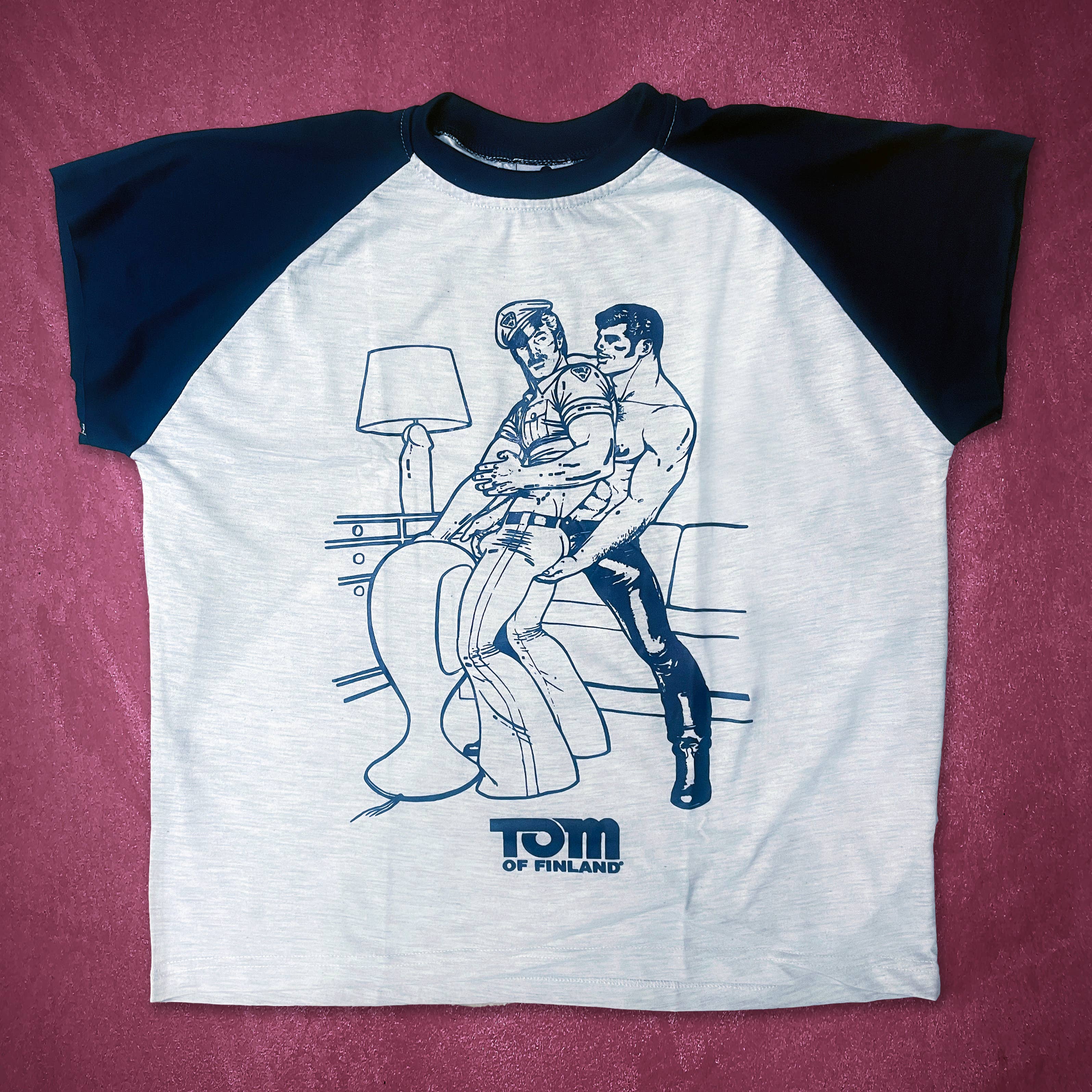 Tom of Finland T-shirt « REPAIR MAN » (raglan, ringer): Groot