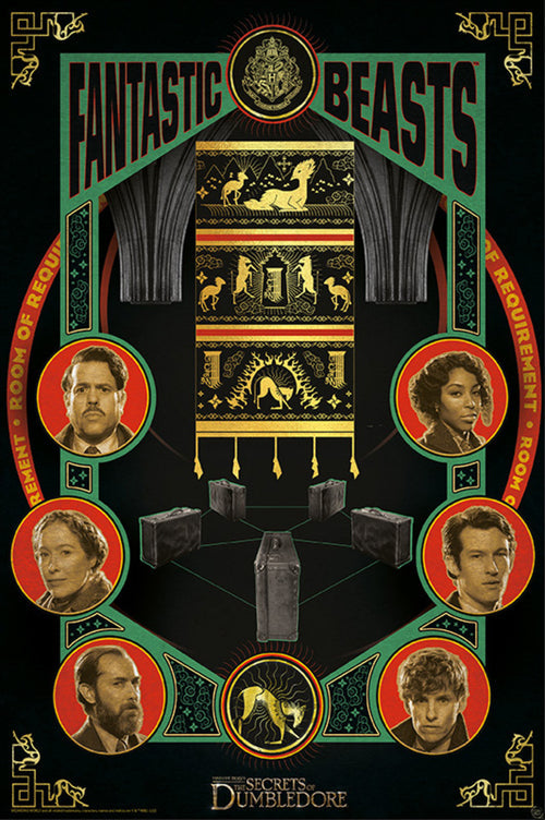 Fantastic Beasts - The Secrets of Dumbledore Cast Poster