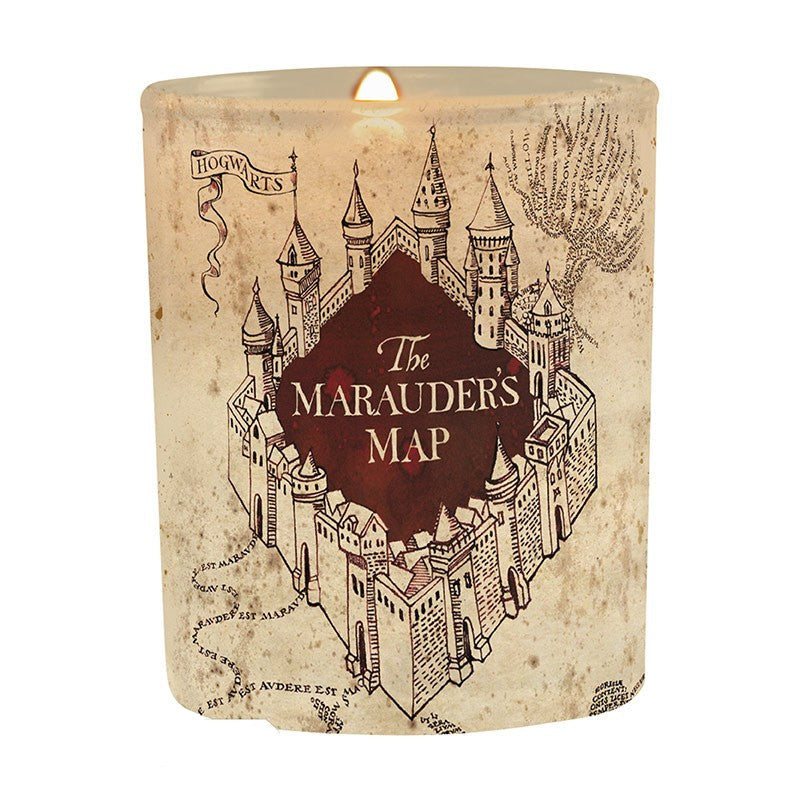 Bougie Carte du Maraudeur d'Harry Potter