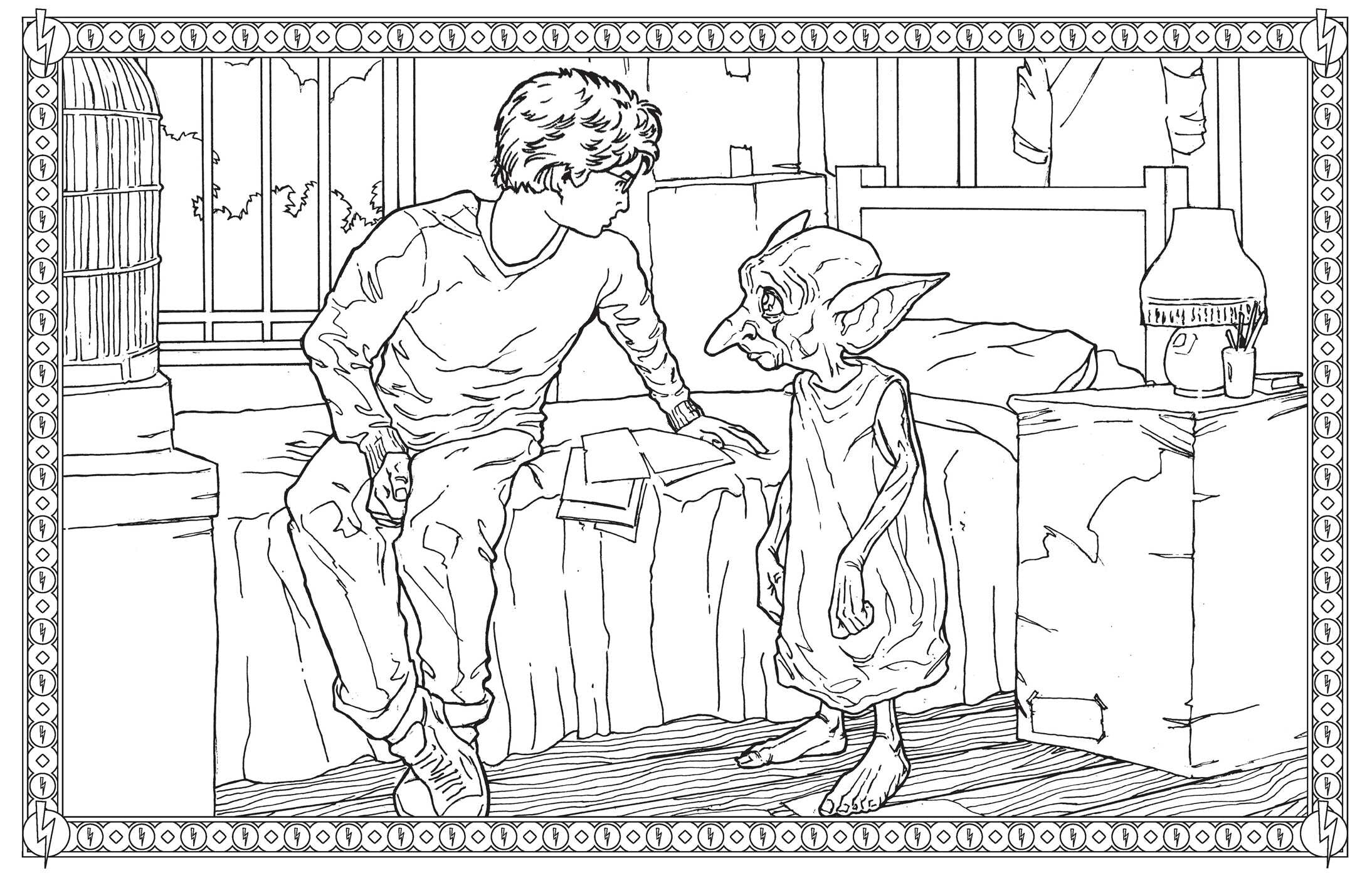 Harry Potter: Magical Creatures Coloring Book