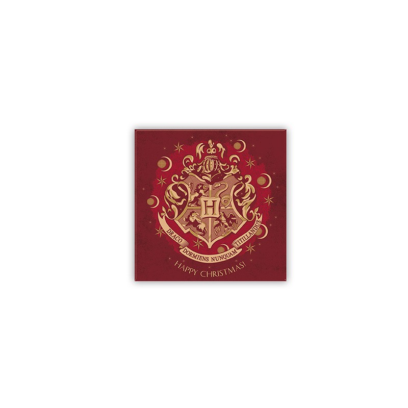 Harry Potter Metal Magnet - Hogwarts red