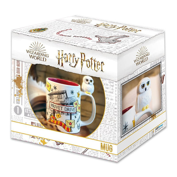 Chicbanners Harry Potter V670 Sticker mural autocollant 3D Motif château de  Poudlard Hedwig 1000 mm de large x 600 mm de profondeur