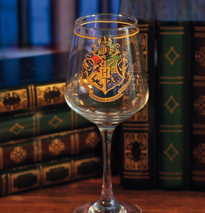 Verre à pied Harry Potter Blason de Poudlard