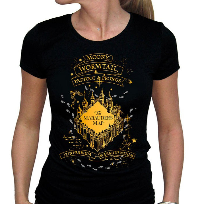 Harry Potter Tshirt he Marauders Map woman