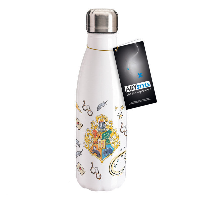 Harry Potter Water Bottle - Hogwarts Symbols