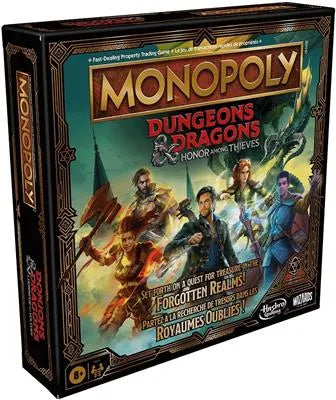 Monopoly Dungeons & Dragons Honor Among Thieves