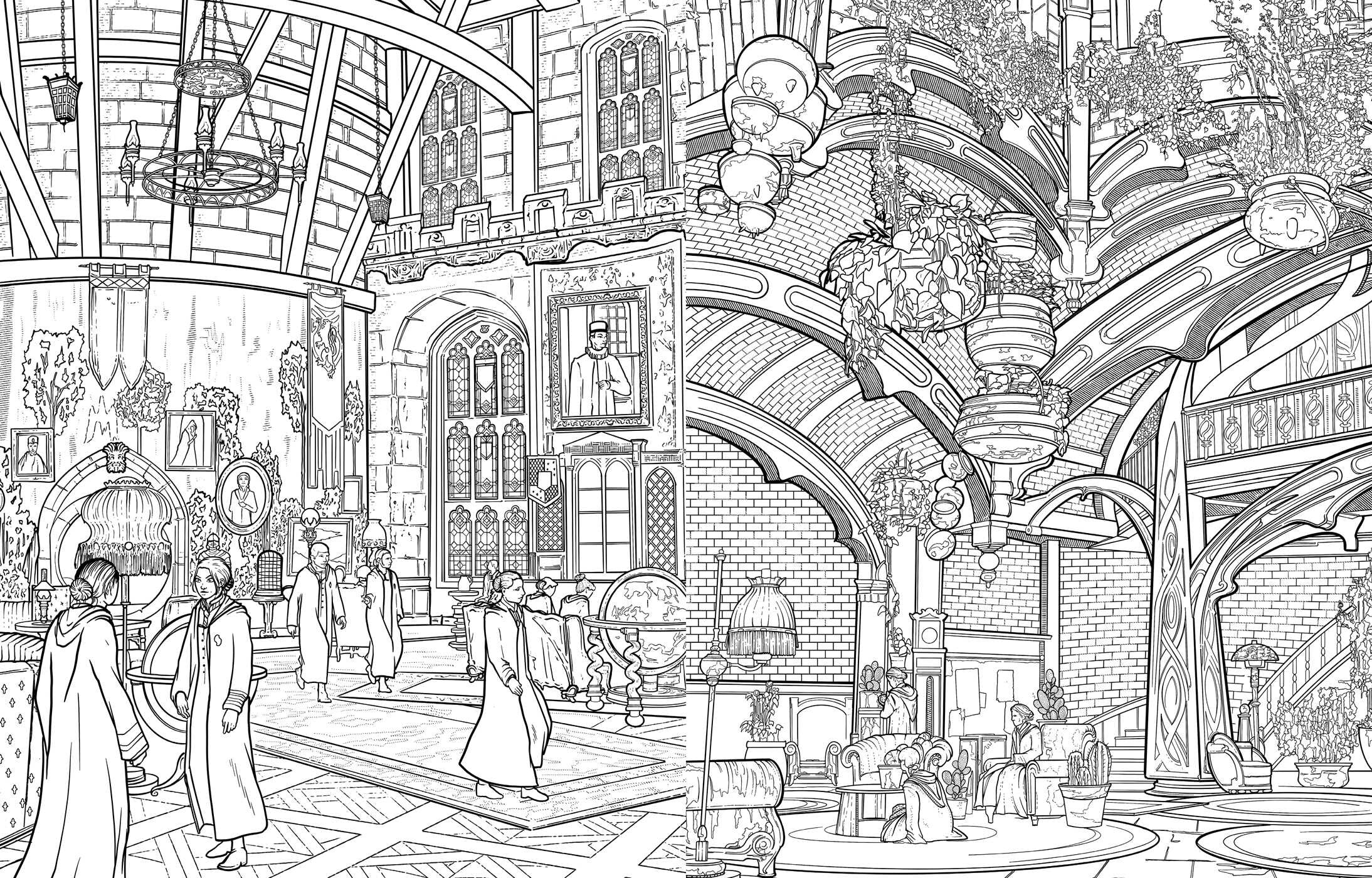 Hogwarts Legacy: The Official Coloring Book