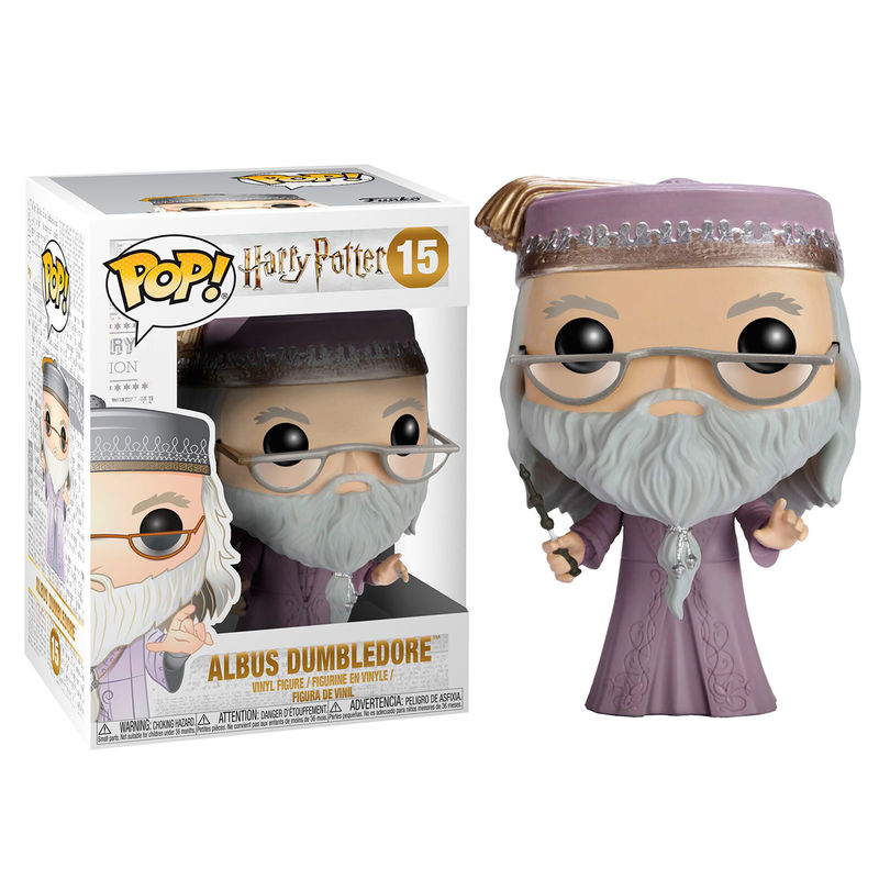 Harry Potter POP! Movies Vinyl Figure Dumbledore with Wand