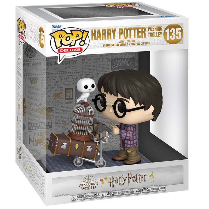 Harry Potter POP! Movies Vinyl Figure Harry Pushing Trolley