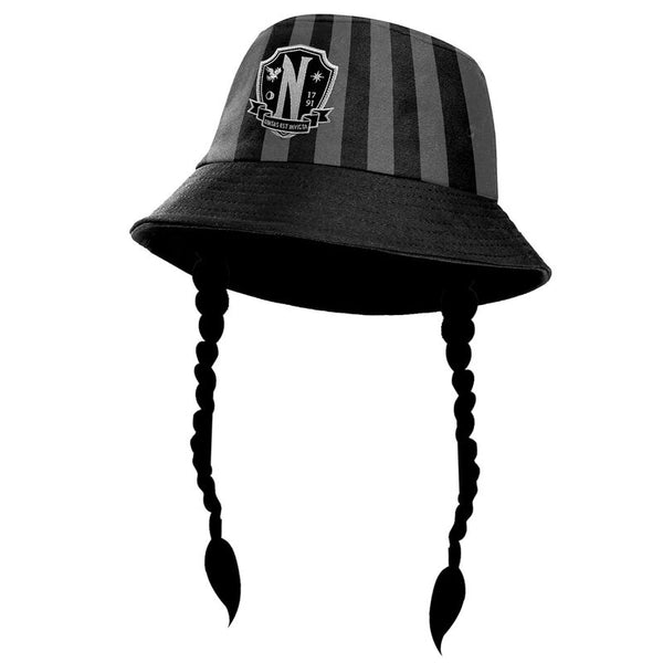 Wednesday braids bucket hat