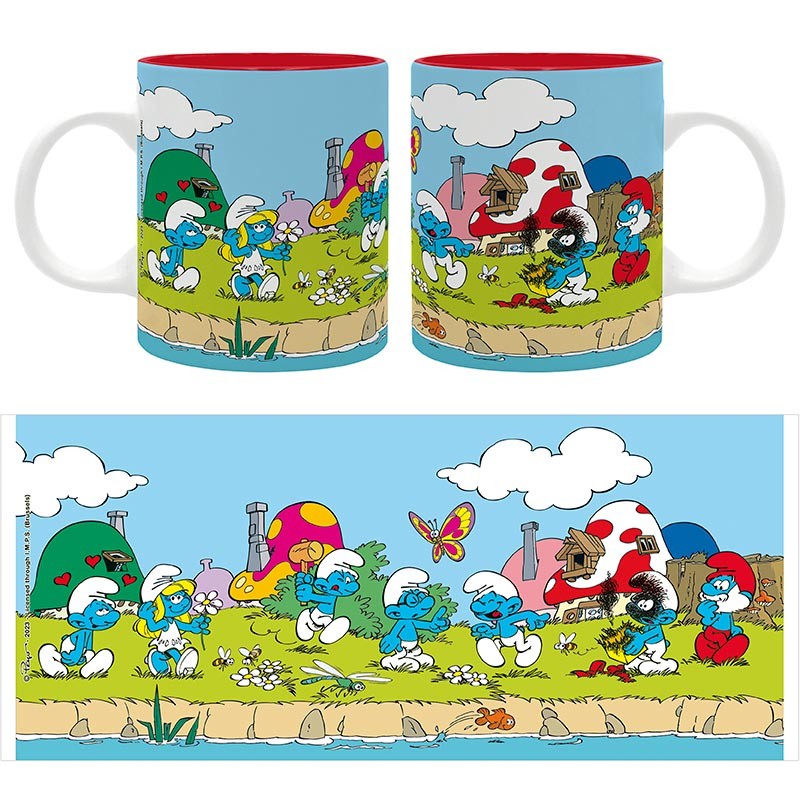 The Smurfs Mug Village