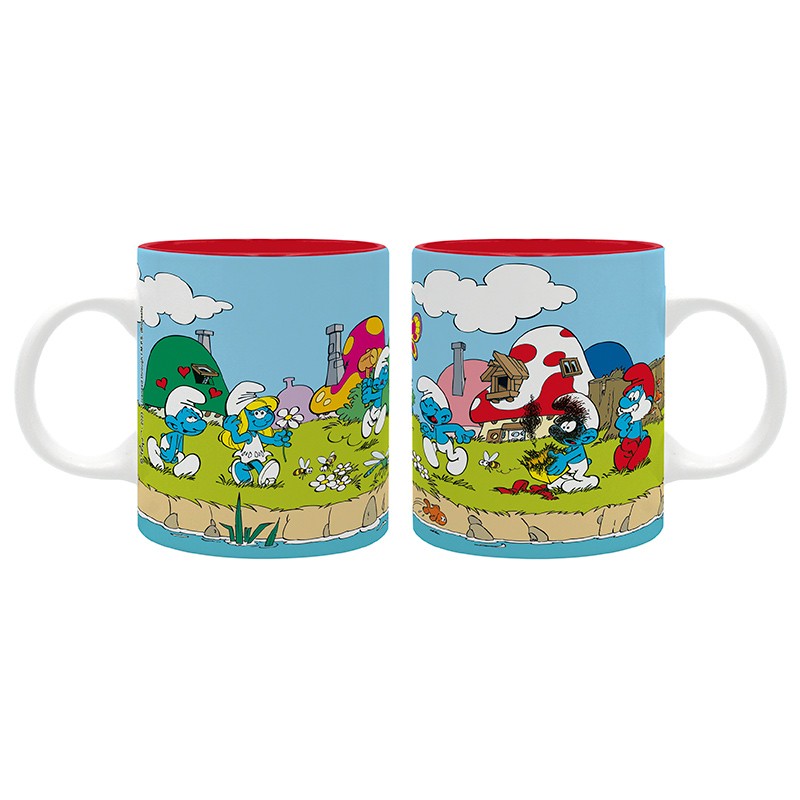 The Smurfs Mug Village