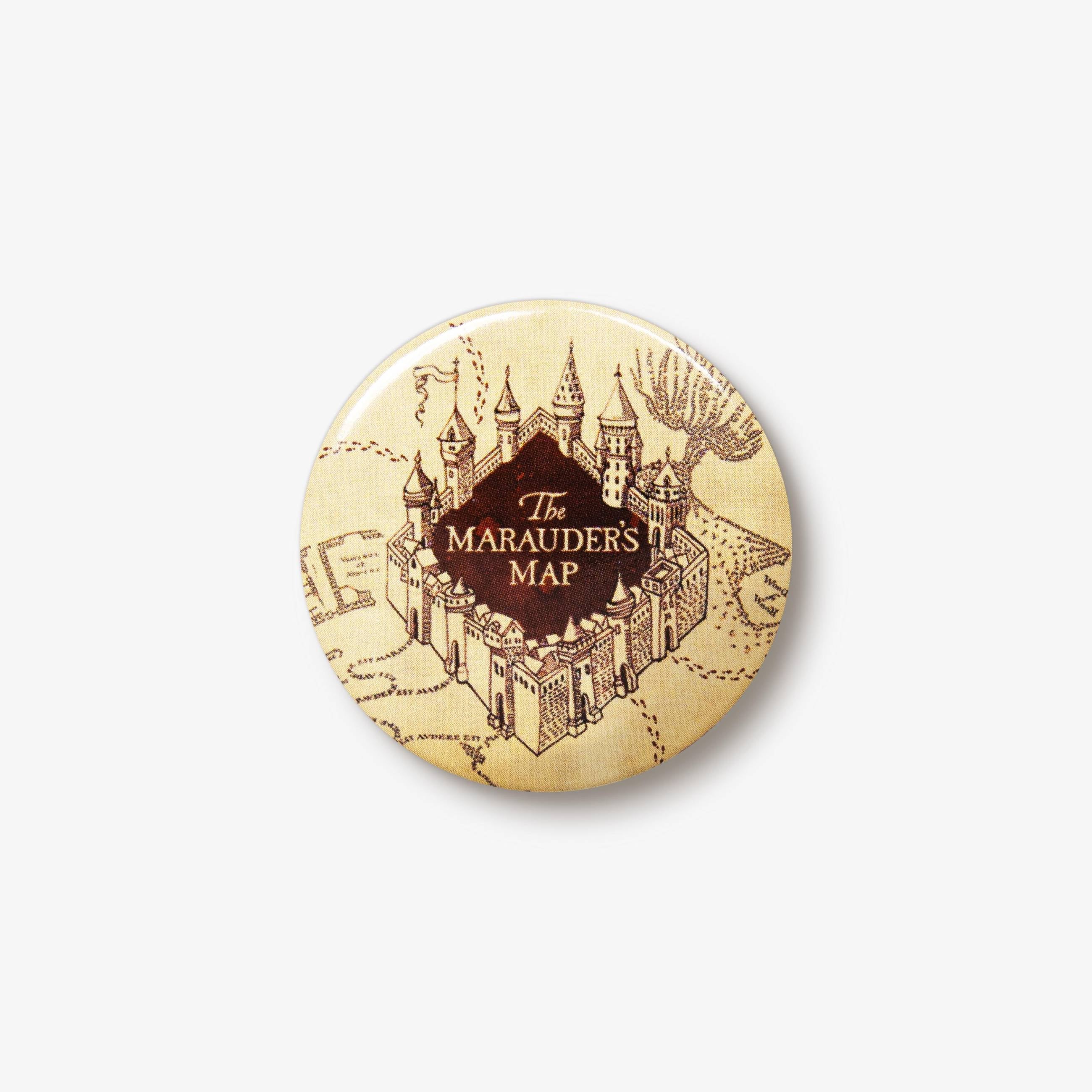 The Marauder's Map Cover Design Button Badge