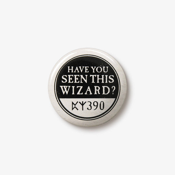 'Have You Seen This Wizard?' Button Badge