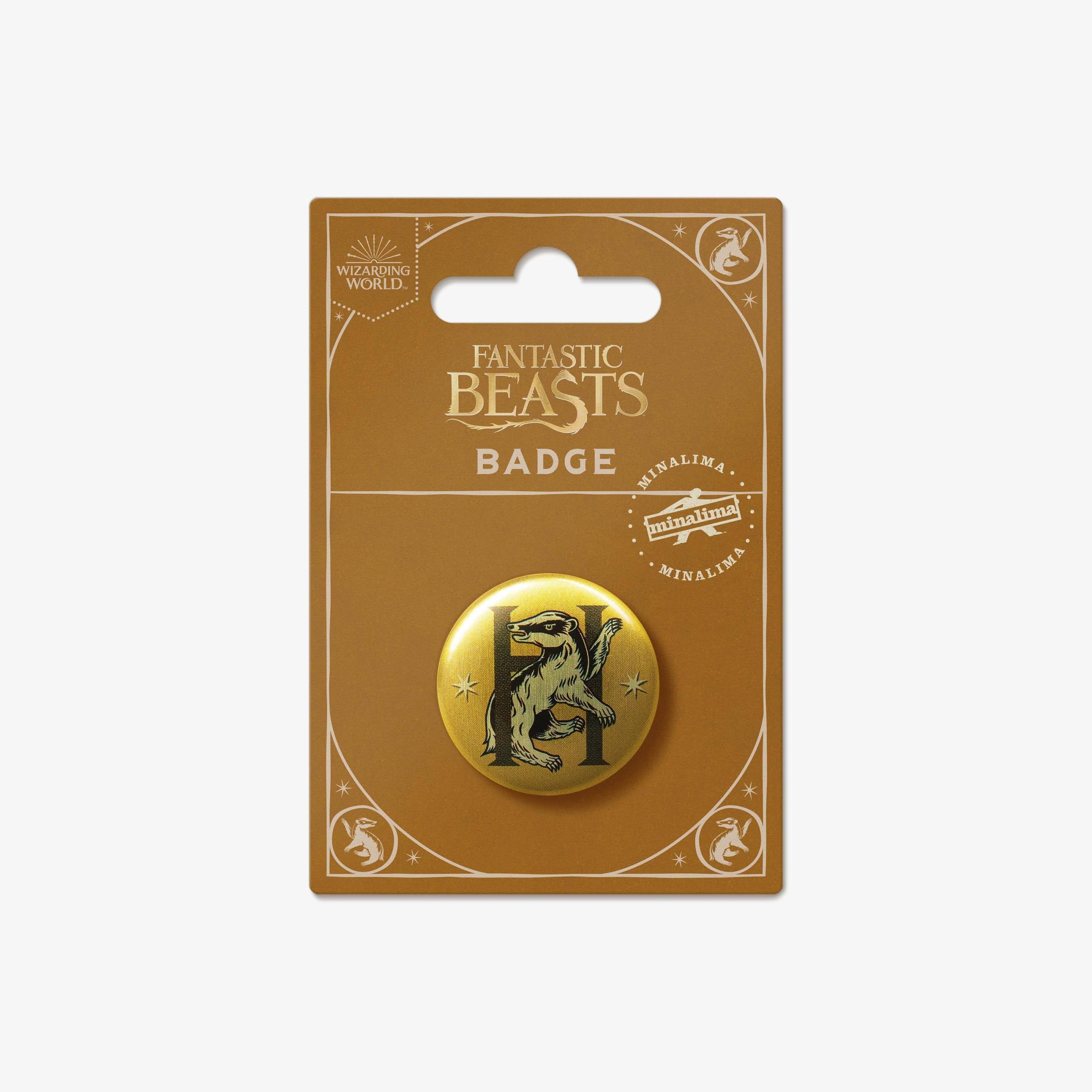 Hufflepuff Huis Das Button Badge