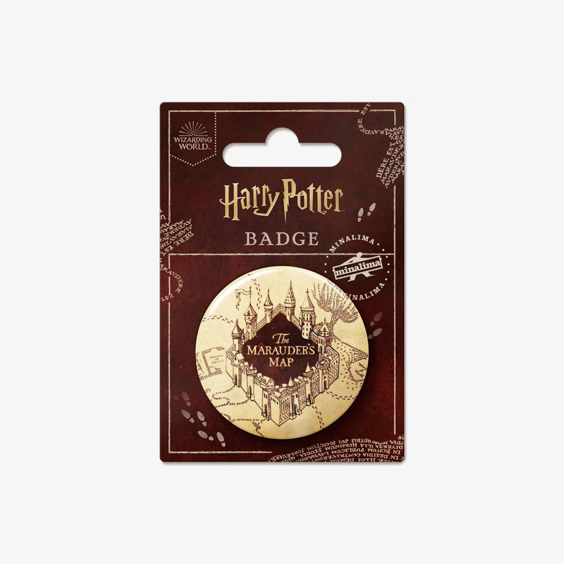 The Marauder's Map Cover Design Button Badge