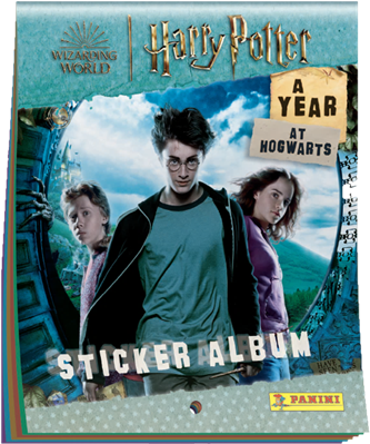 Album d'autocollants de l'année de Poudlard d'Harry Potter