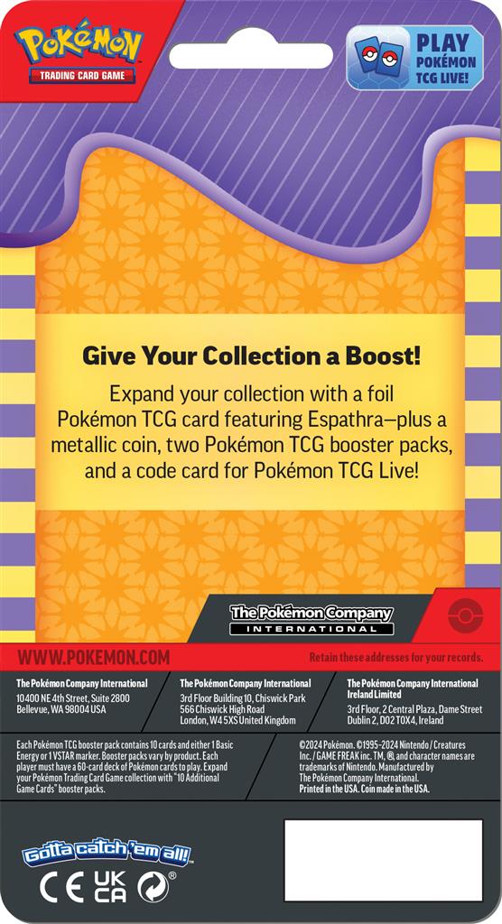 Pokémon Espathra 2-pack blister