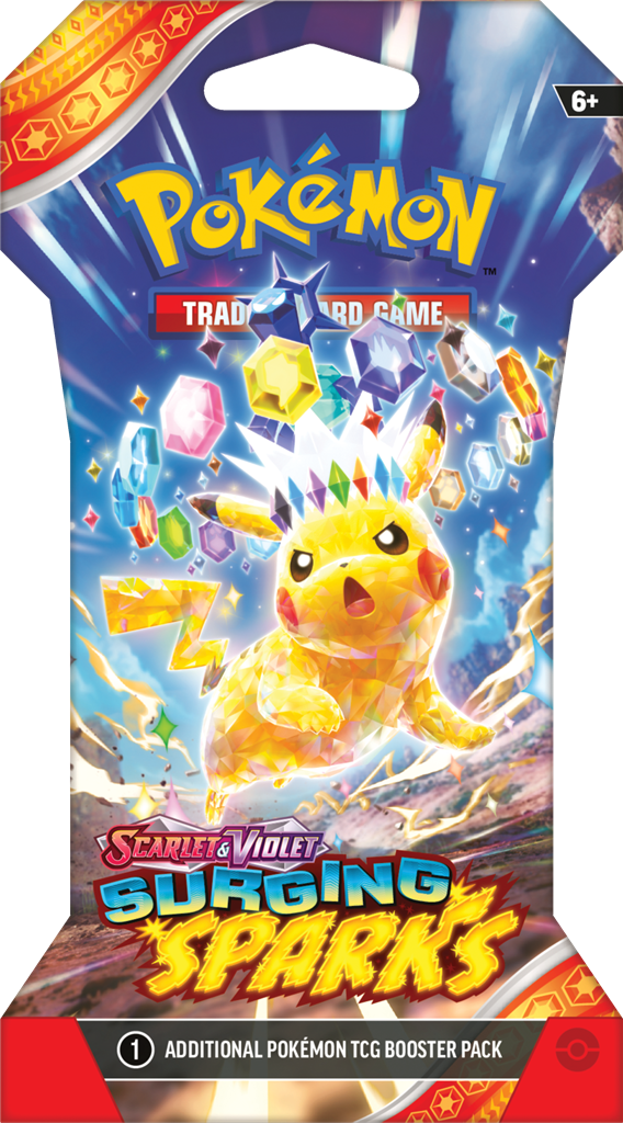 Pokémon Surging Sparks Sleeved Booster