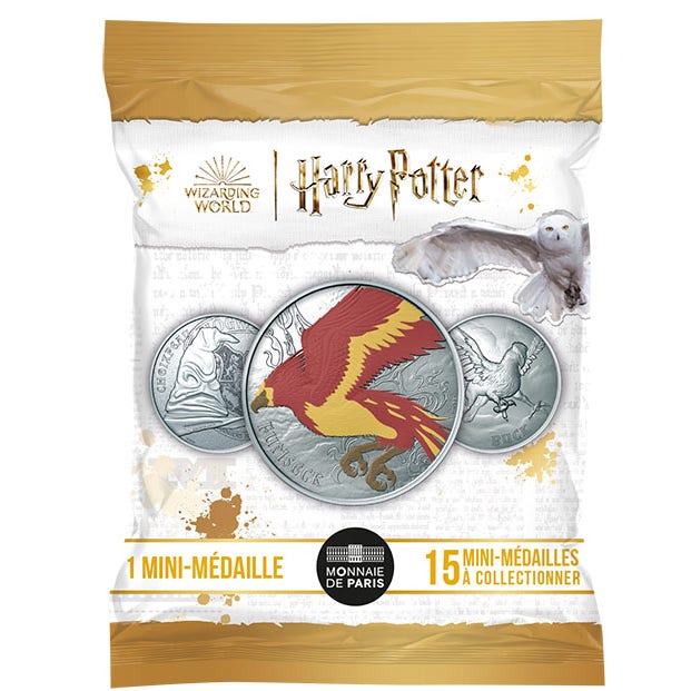 Harry Potter - Wezens en magische objecten Mini-medaille mysterie tas