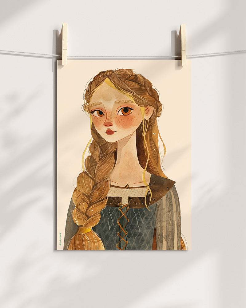 Princess Rapunzel Art Print