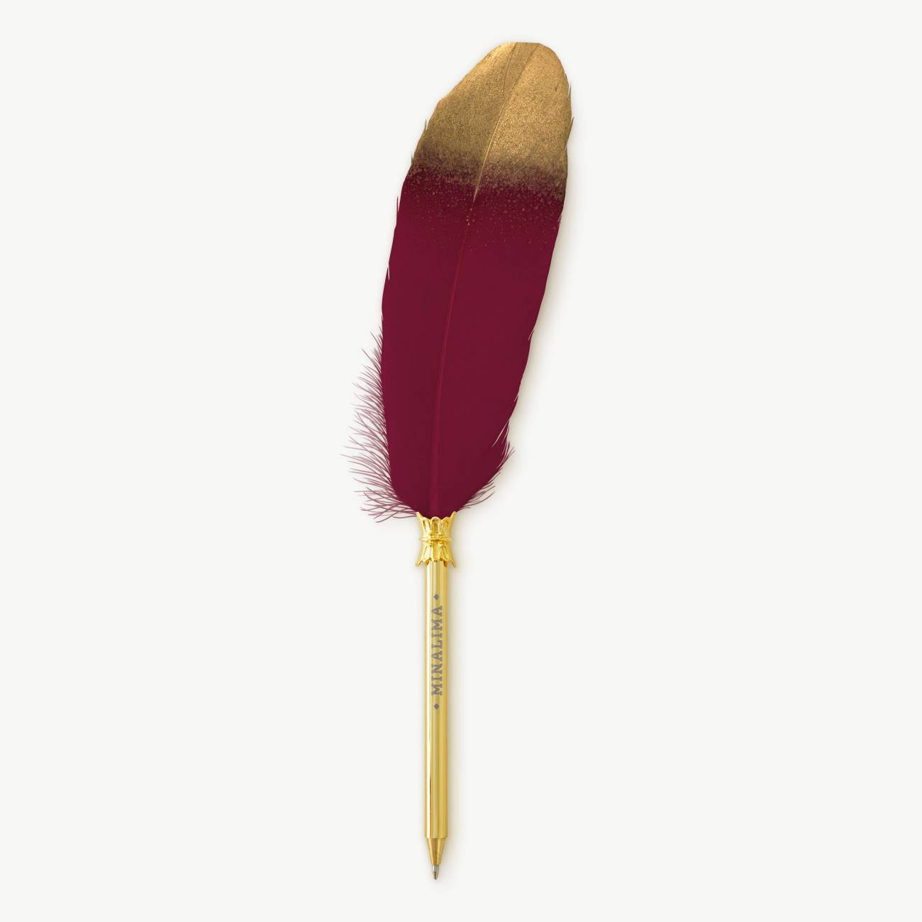 Red Feather Quill Pen