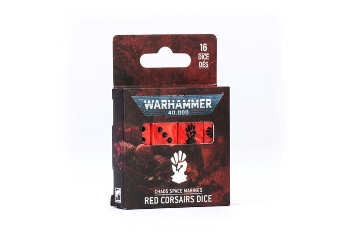 Chaos Space Marines: Red Corsairs Dice - Olleke Wizarding Shop Amsterdam