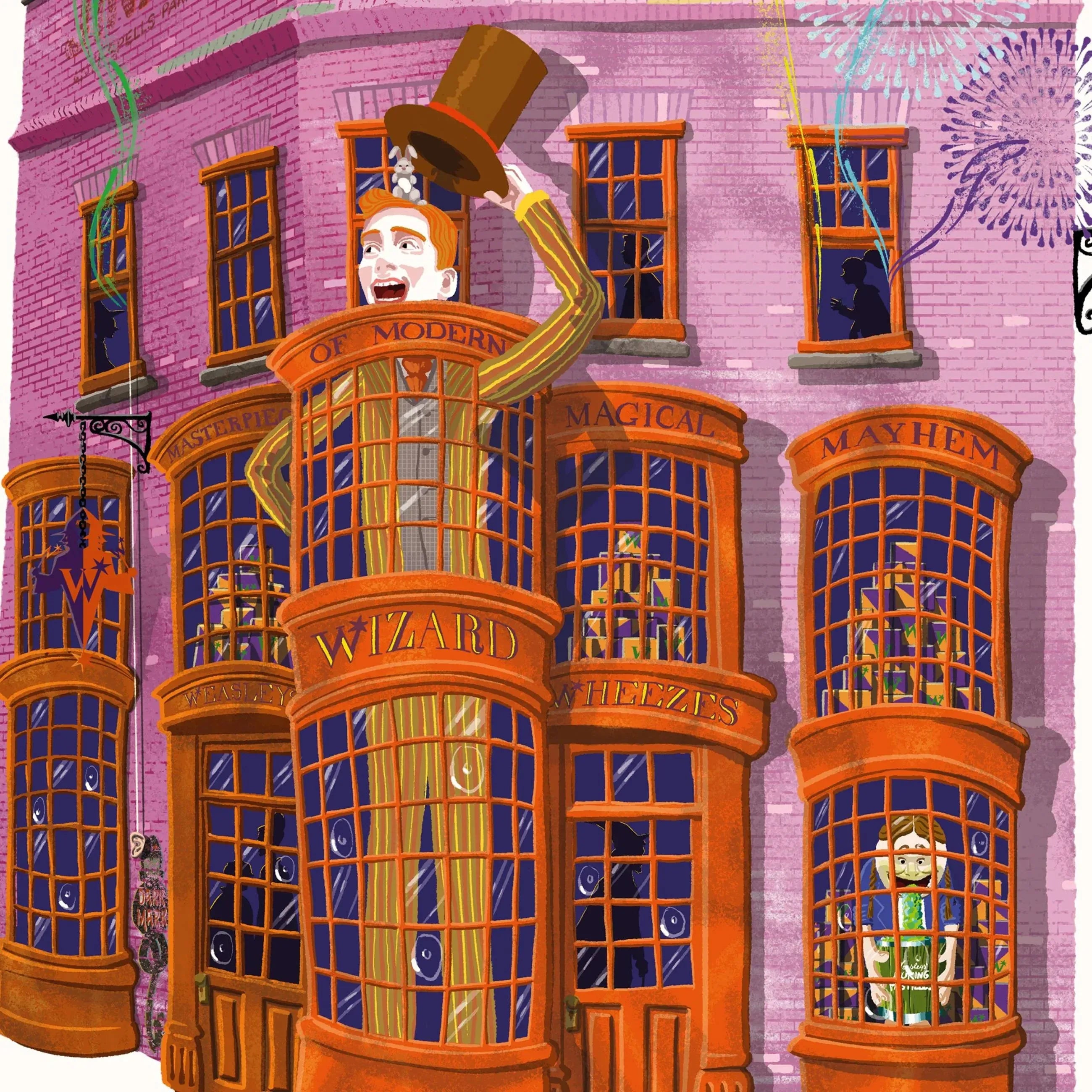 Spellbinding Shops: Diagon Alley Weasleys' Wizard Wheezes