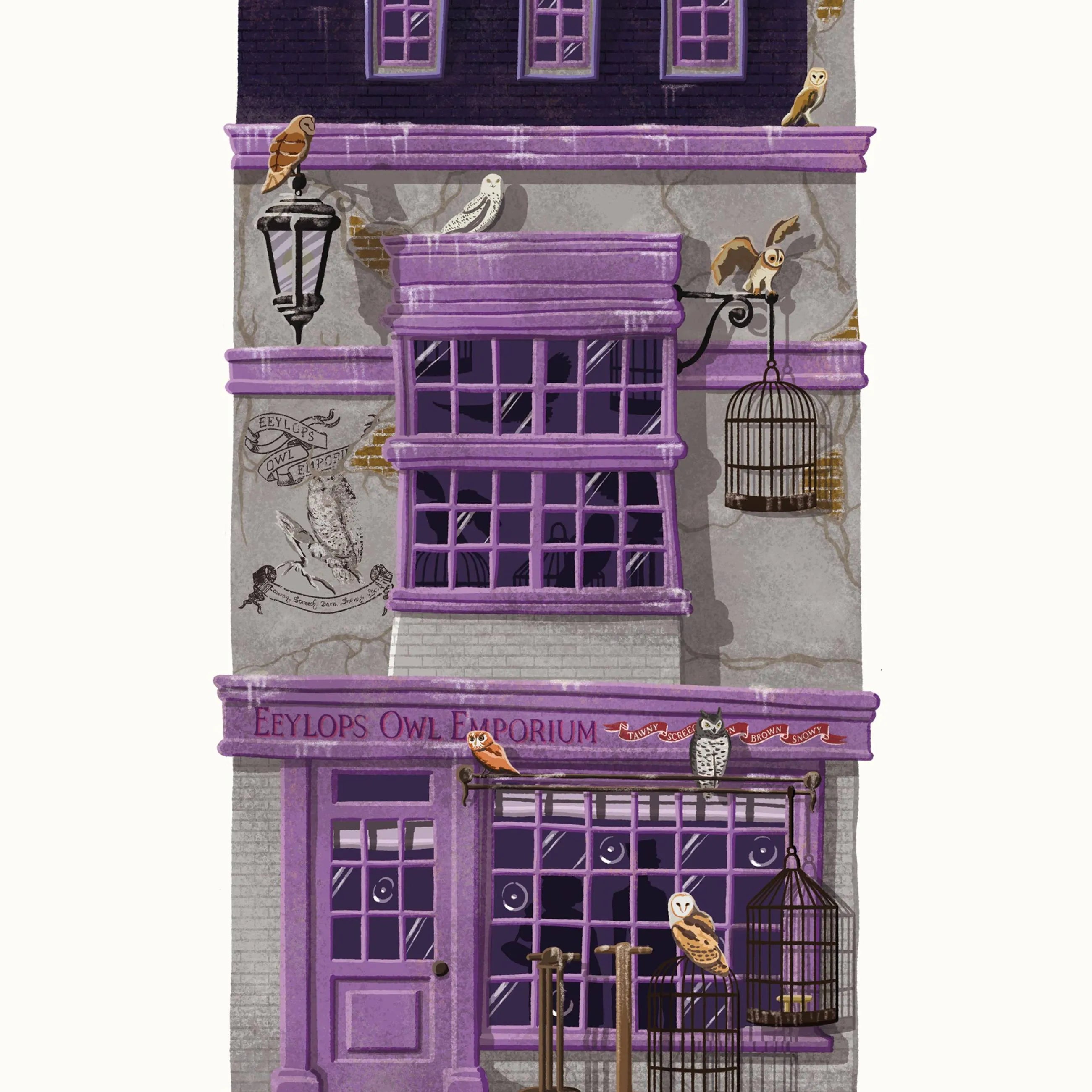 Betoverende winkels: Diagon Alley Eeylops Owl Emporium