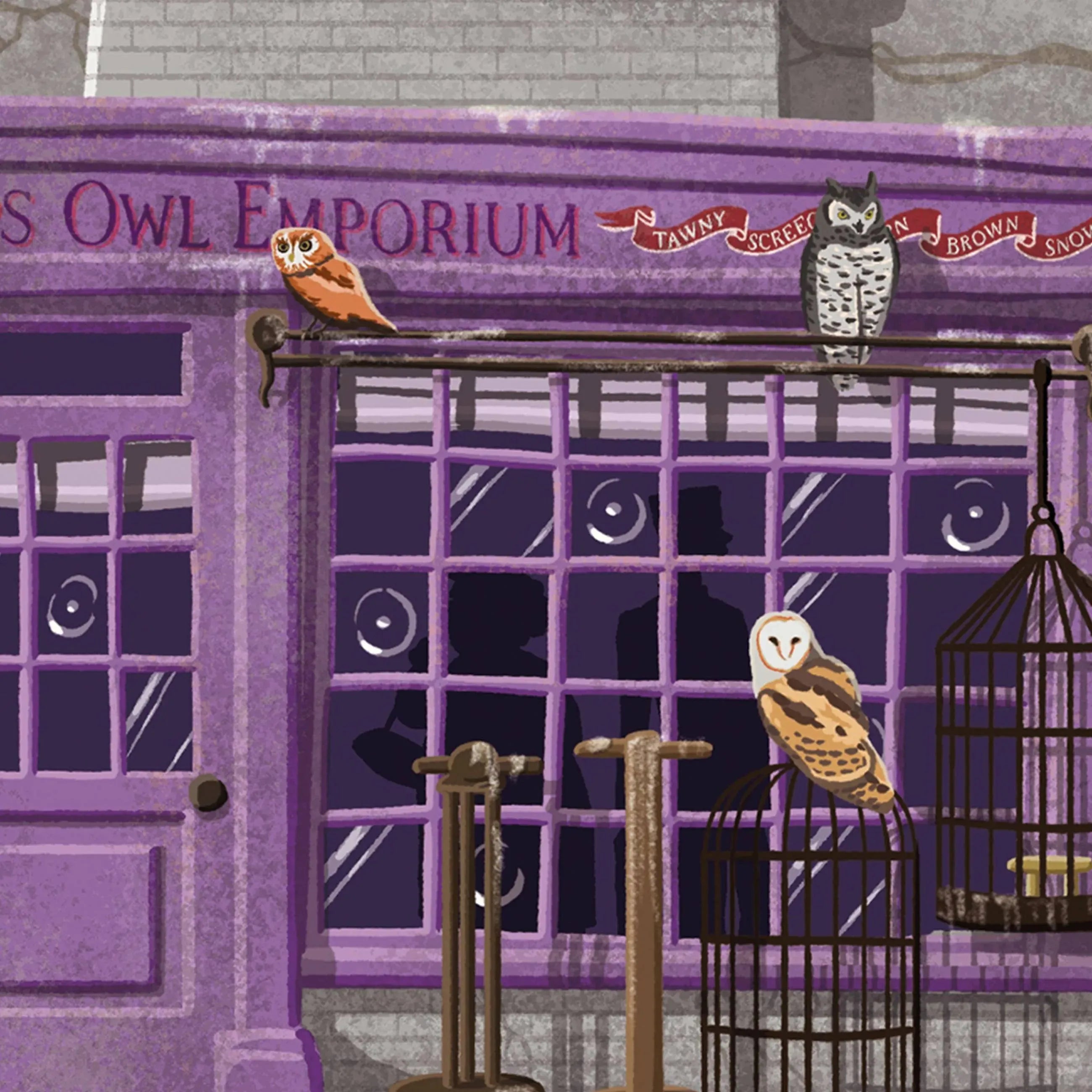 Spellbinding Shops: Diagon Alley Eeylops Owl Emporium