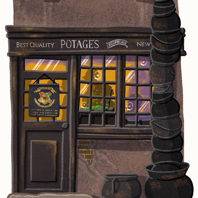 Spellbinding Shops: Diagon Alley Potage's Cauldron Shop