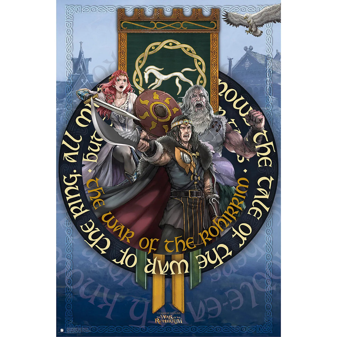 Lord of ther Rings poster War of the Rohirrim - Olleke Wizarding Shop Amsterdam