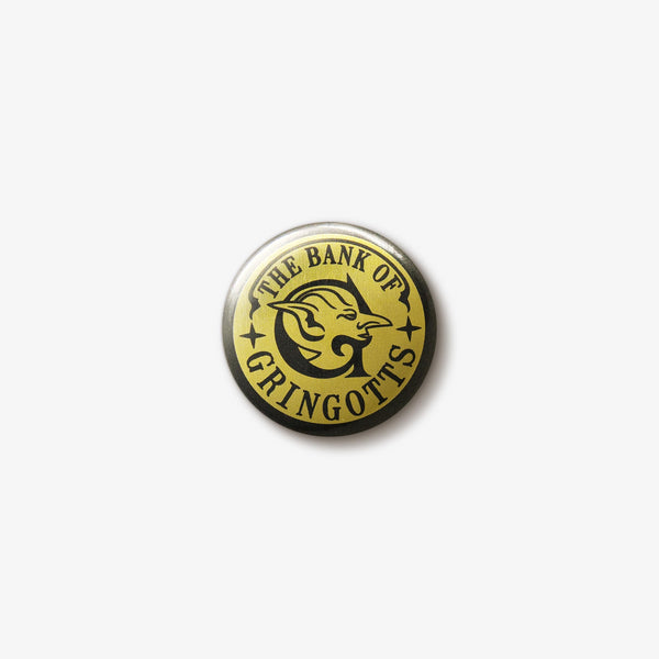 Gringotts Wizarding Bank Emblem Button Badge