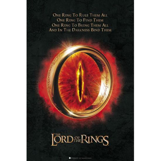 Lord of the Rings The One Ring Poster