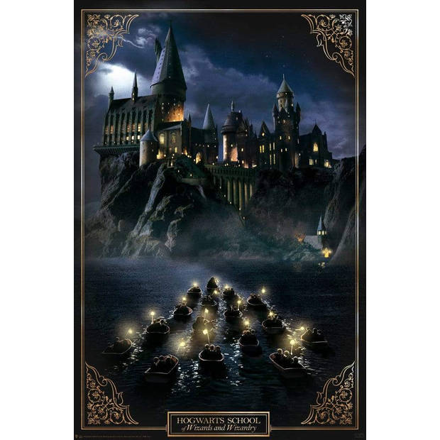 Affiche du château de Poudlard de Harry Potter