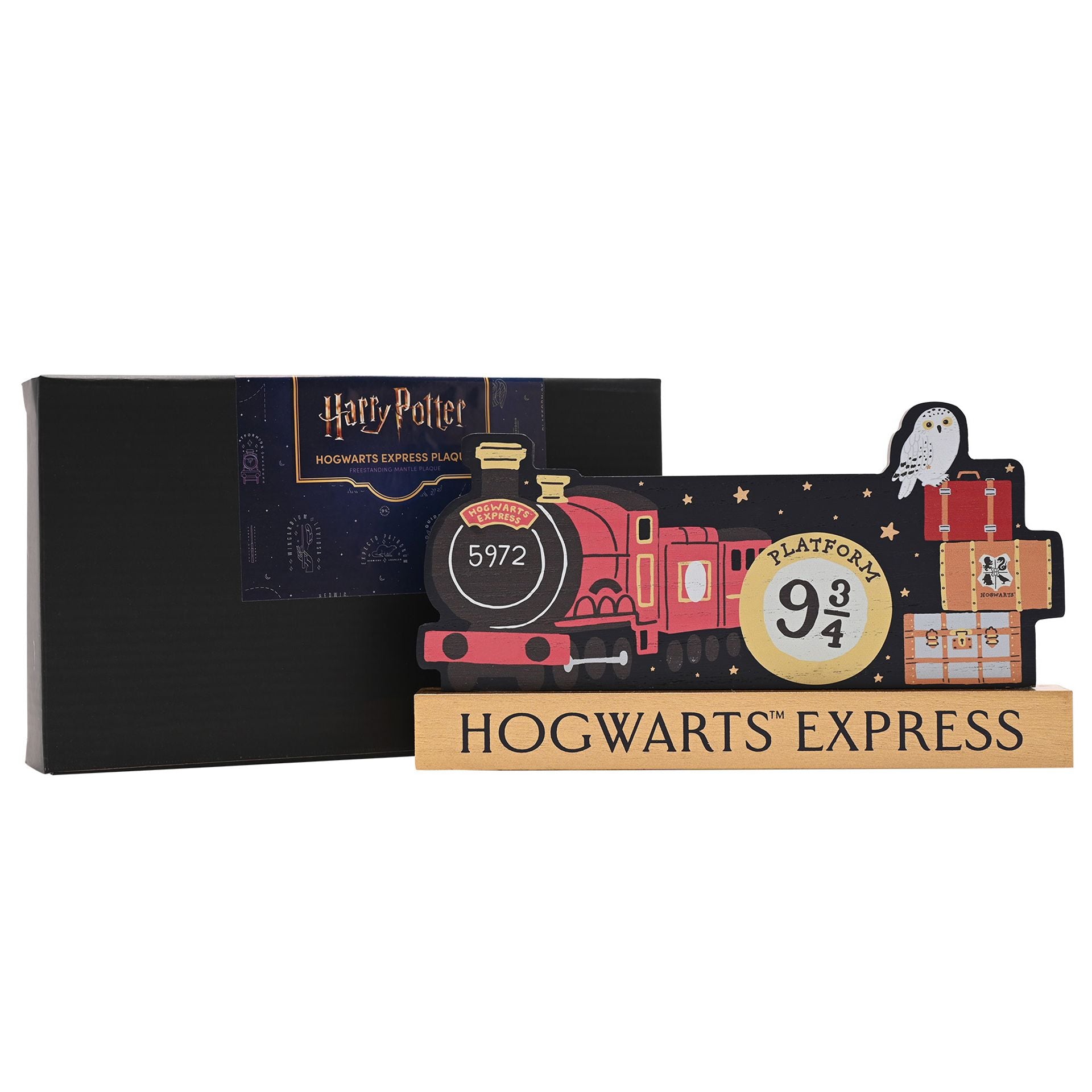 Harry Potter Back To Hogwarts Express Mantel Plaque - Olleke Wizarding Shop Amsterdam