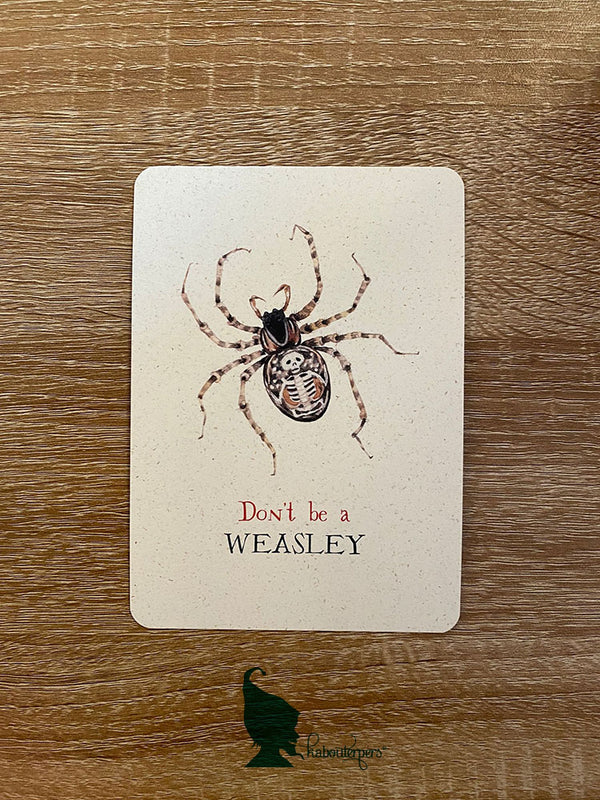 Don't be a Weasley